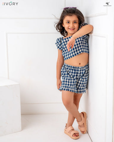 Girls Gingham Co-ord set